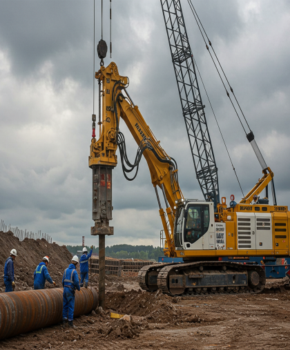 Hydraulic Hammer Piling Services